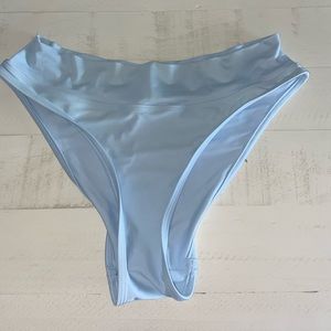 Kittenish high rise bathing suit bottoms